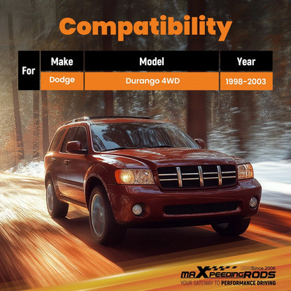 2" Front and Rear Suspension Lift Kit for 4WD Dodge Durango (1998–2003)
