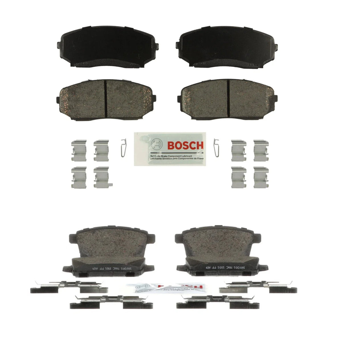 Bosch Front & Rear Ceramic Disc Brake Pad Kit for Mazda CX-7 (2012)