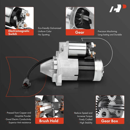 Starter for Xterra Frontier 3.3L 12V 2002-2004