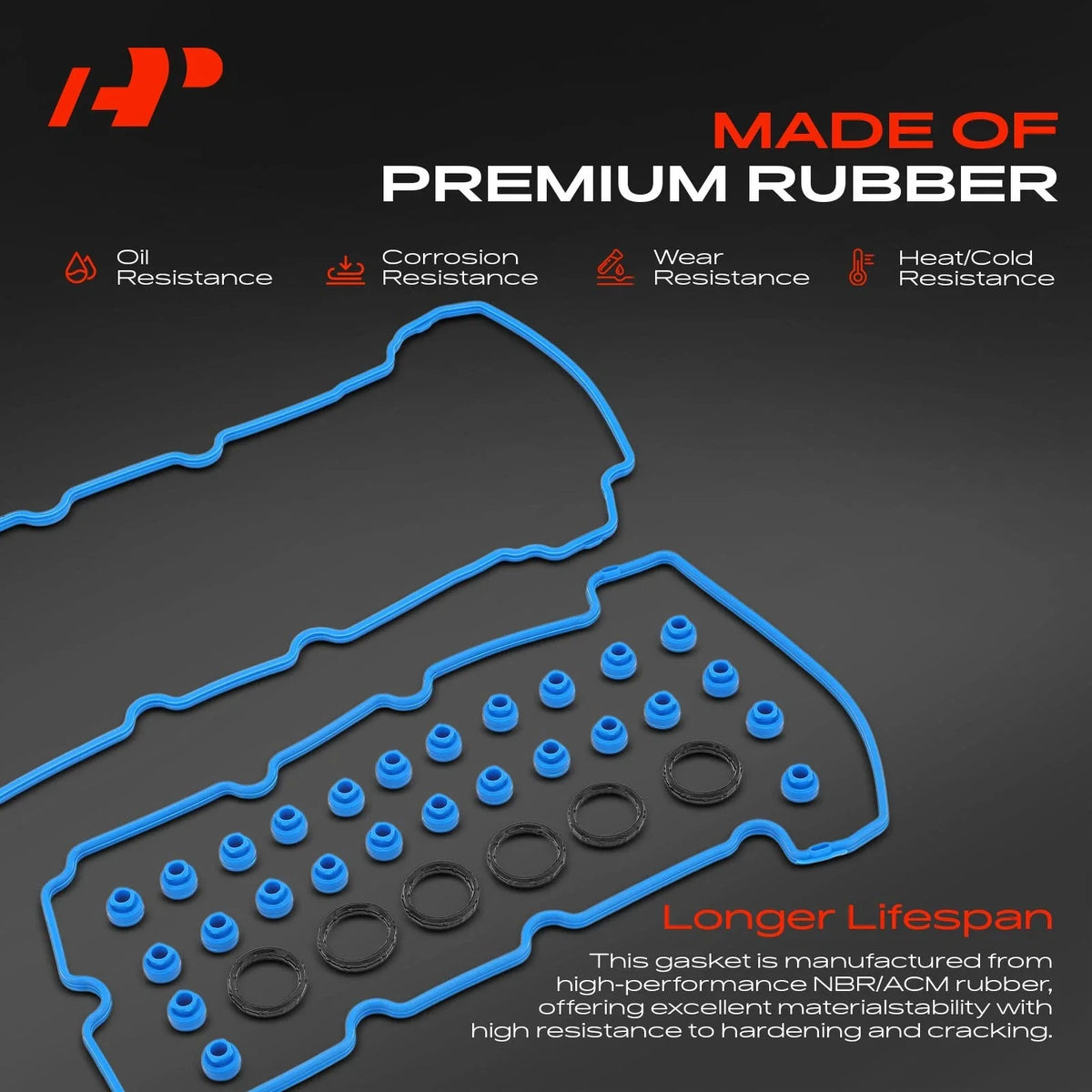 Valve Cover Gasket Set compatible with Ford Escape Mazda Tribute 01-12
