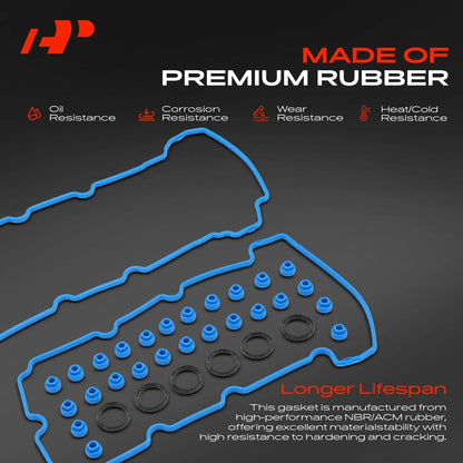 Valve Cover Gasket Set compatible with Ford Escape Mazda Tribute 01-12