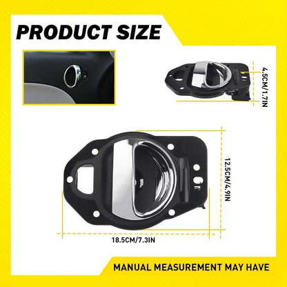2X Door Handle for Chevy HHR (2006–2011) Front/Rear Left & Right Black EXV