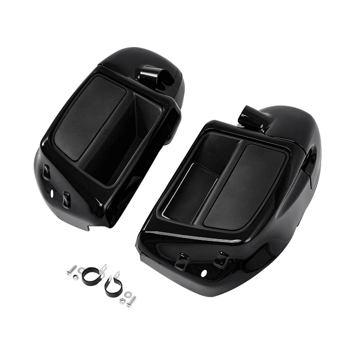 Vented Speaker Pod Engine Guard Bar Lower for Harley Road Glide 2014-2023