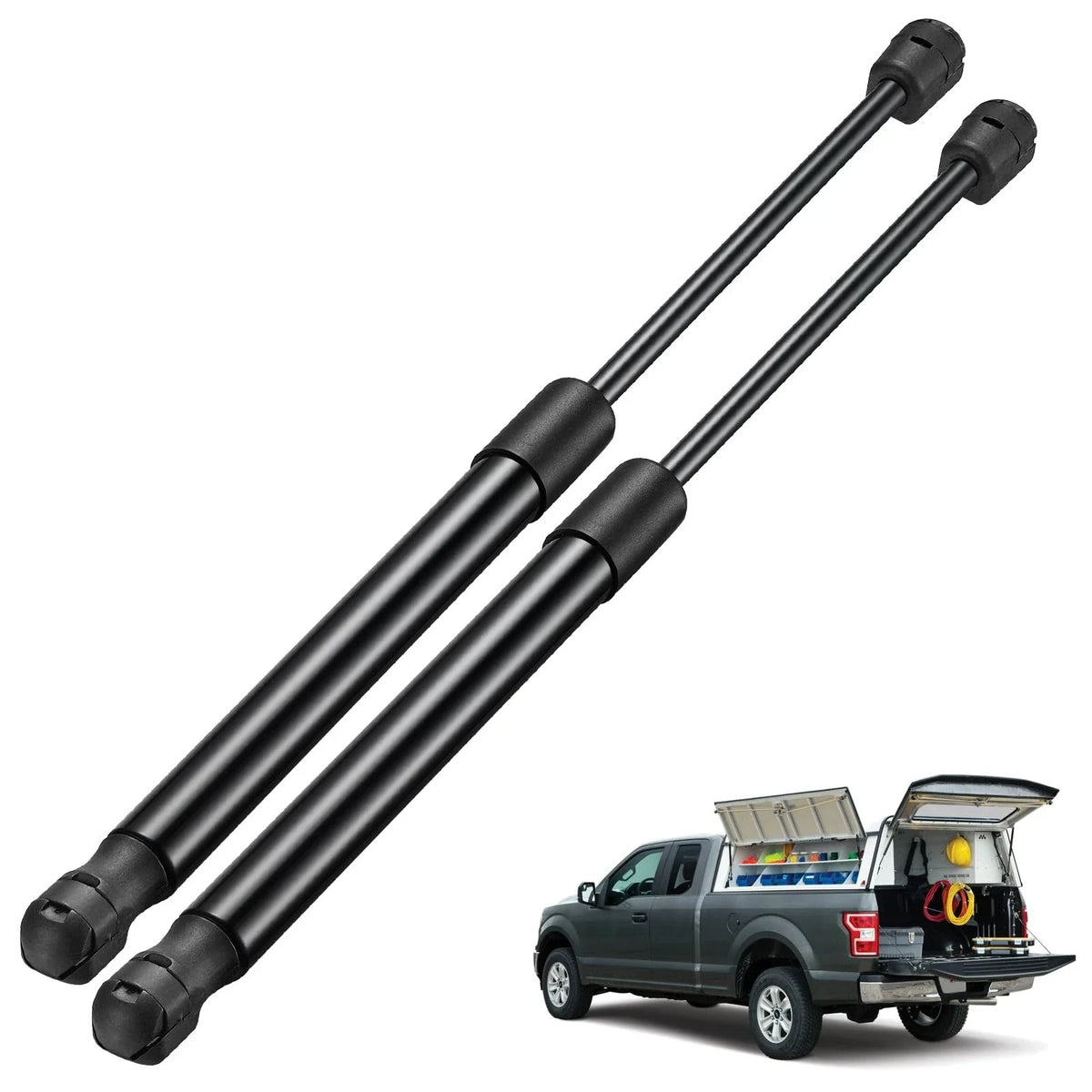 2X 15 Inch Gas Struts for Leer Camper Shell Window (Fits Various Models)