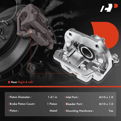 Rear Brake Calipers Set for Honda Ridgeline 2006-2014