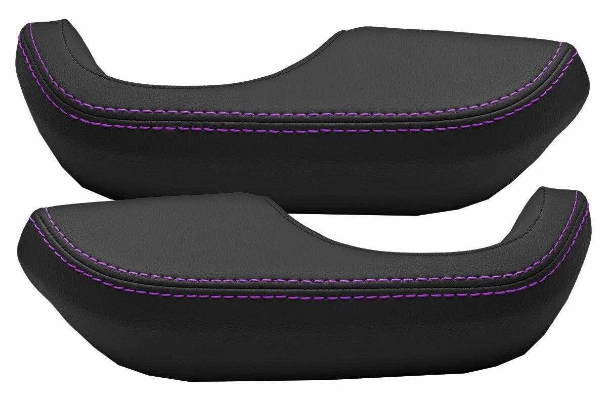Rear Handle Door Armrest Panel Cover for BMW E28 (1982–1988) Purple Stitch