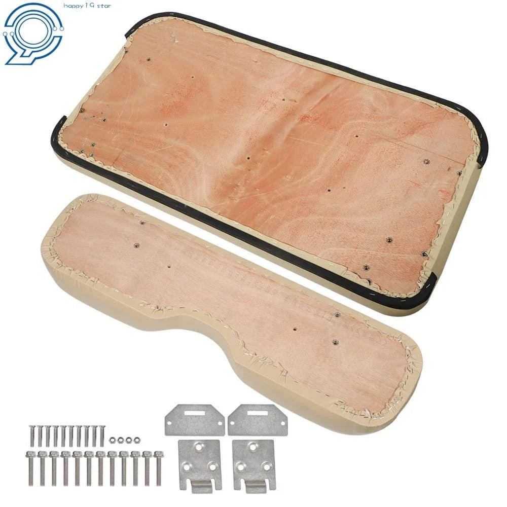 Front Cushion Seat for EZGO TXT Medalist Golf Cart (1993-2013) with Hardware
