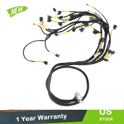 K-Series Engine Harness Tucked for Honda Acura Integra CRX EG EK (K20 K24)