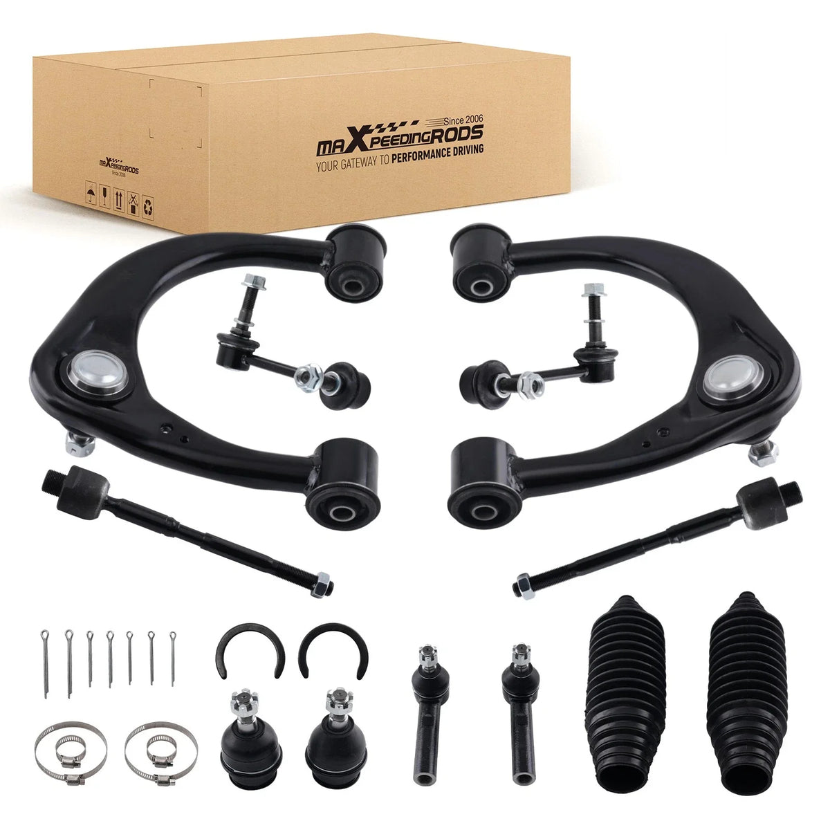 12Pc Front Upper Control Arms Suspension Kit for Lexus GX470 2003-2009