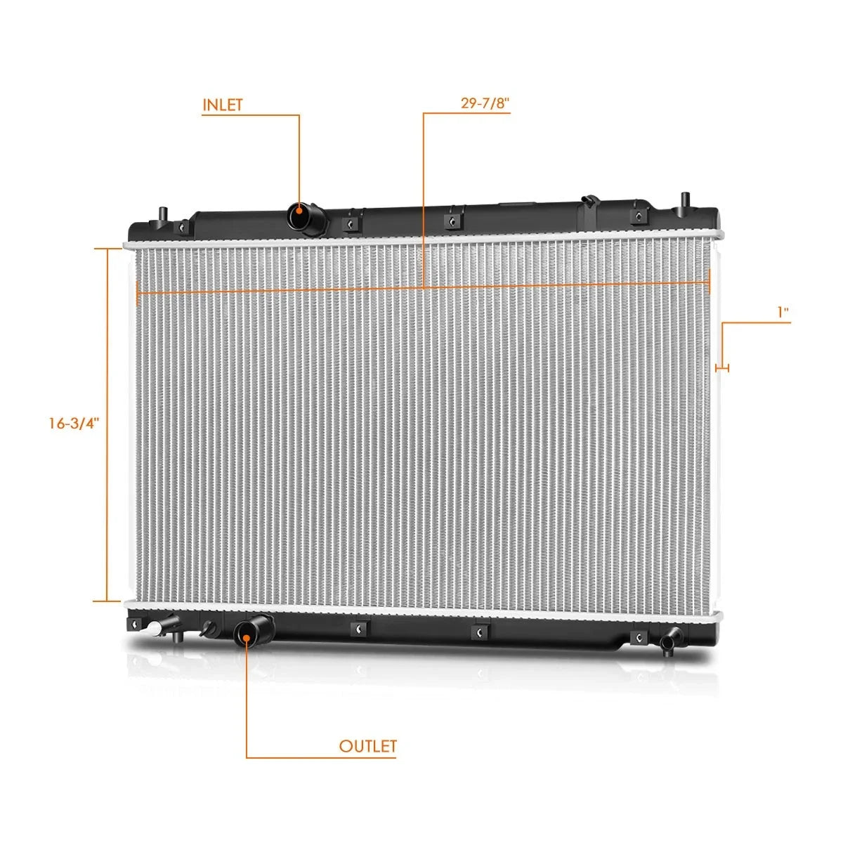 Aluminum Core Cooling Radiator DPI-13626 for Honda CR-V (2017–2020)