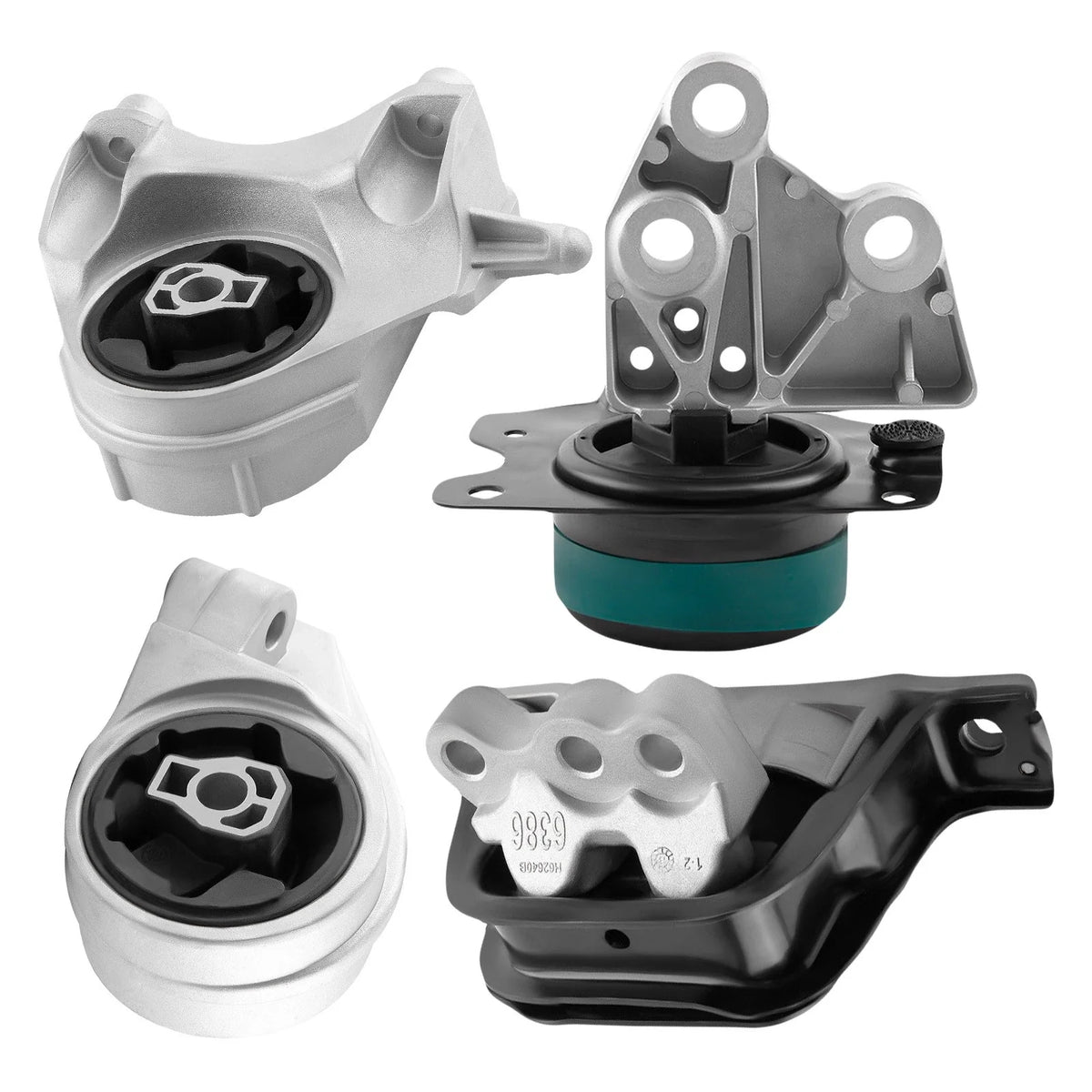 4-Piece Motor and Trans Mount Set for 2010-2017 GMC Terrain, Chevy Equinox 2.4L