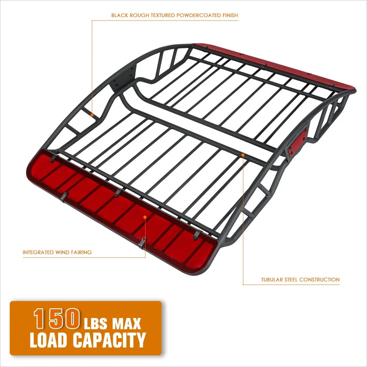 Cargo Box for Luggage - Universal Fit (55" L x 40" W x 5" H)