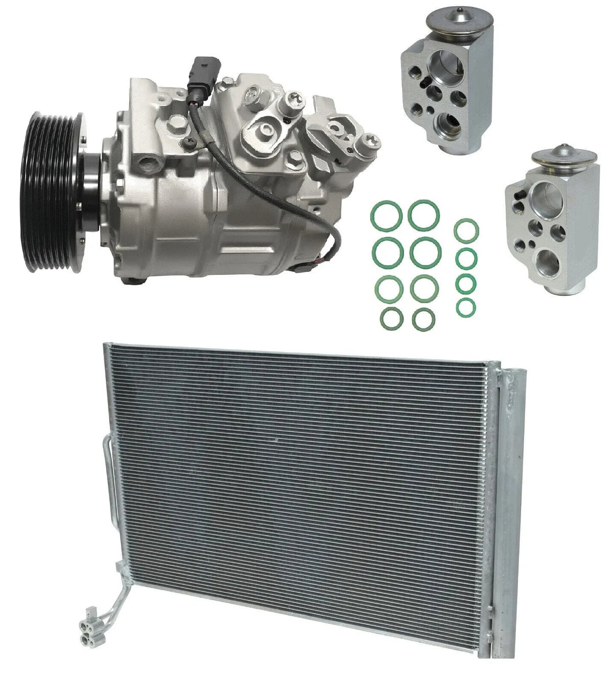 AC Compressor Kit With Condenser for Volkswagen Touareg 3.6L (2015–2015)