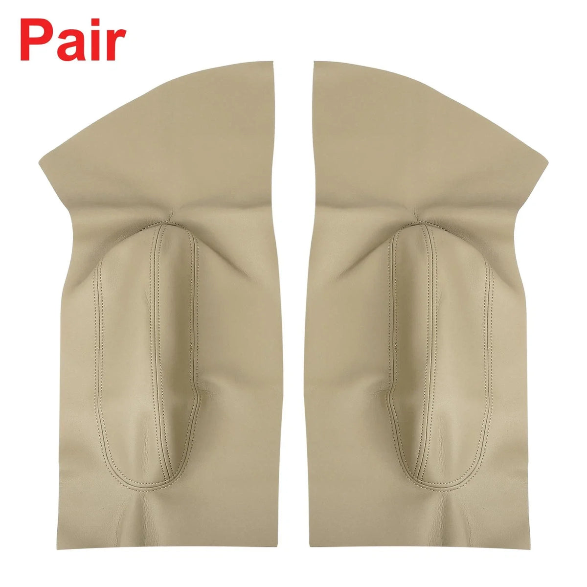 Armrest Cover Pair for Volkswagen Beetle (2012–2019) - Beige Microfiber Leather