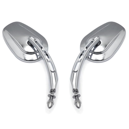 Big Rear Side Mirror 8mm Chrome for Harley Dyna Super Glide 2006-2017