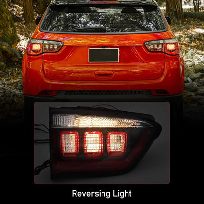 Halogen Tail Light - Inner for Jeep Compass 2017-2026, Driver Left Side