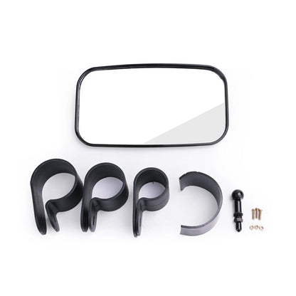 Rear View Mirror 1.75" 1.5" 2" Bar for Kawasaki Mule Can-Am Commander