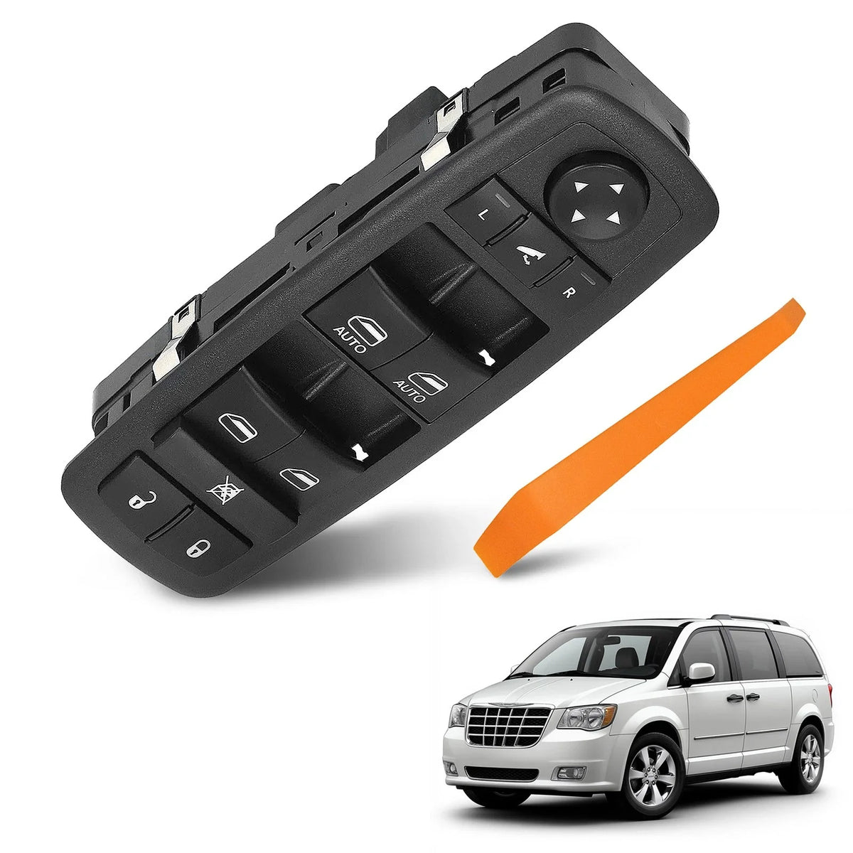Front Driver Power Window Switch for Dodge Grand Caravan (2012–2015)