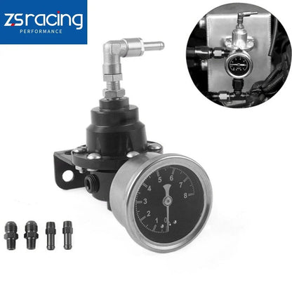Fuel Pressure Regulator Kit - Adjustable for Universal AN6 (1/8 NPT)