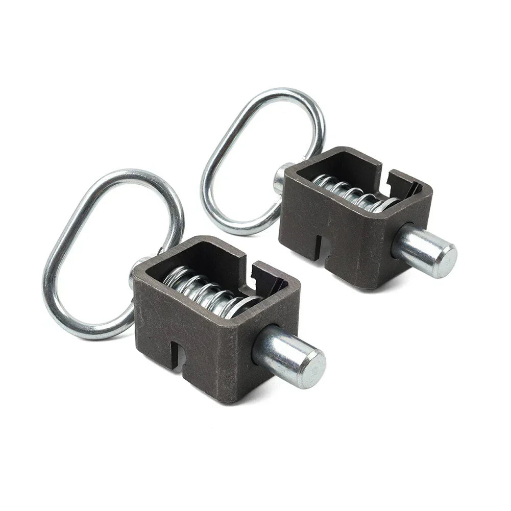 Utility Steel Trailer Gate 5/8" Weld-On Spring Latch Lock Assembly