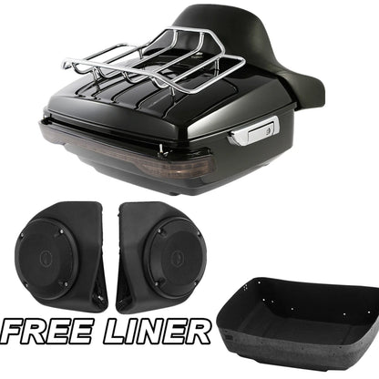 Rack Speakers Trunk Pad for Harley Touring 2014–Present
