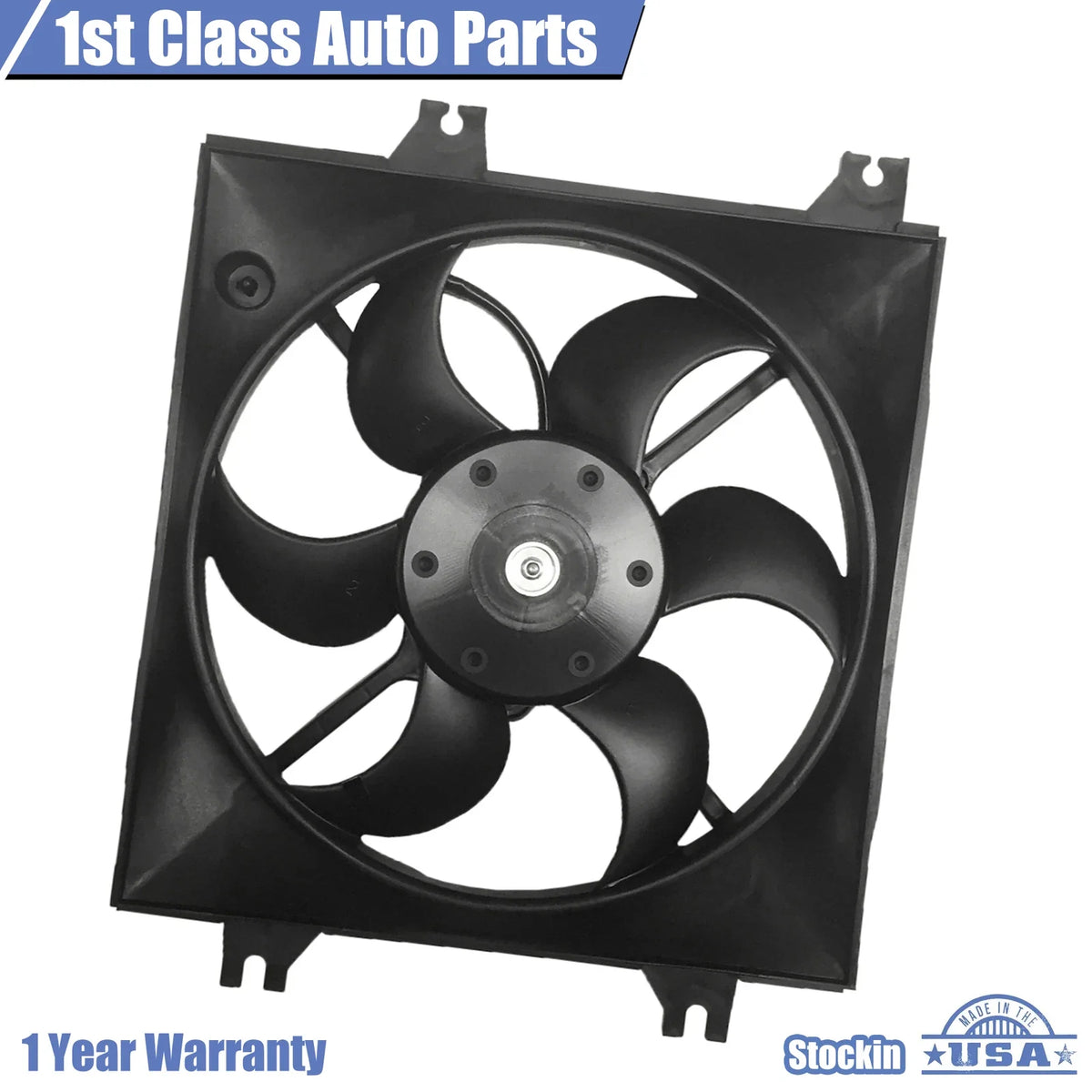 A/C Condenser Cooling Fan Assembly for Hyundai Accent (2000–2005)