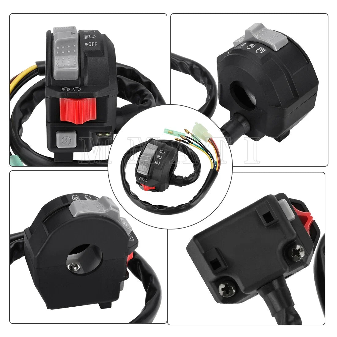 Left Kill Switch for Yamaha YFM250X Timberwolf 250 (1992-1998)