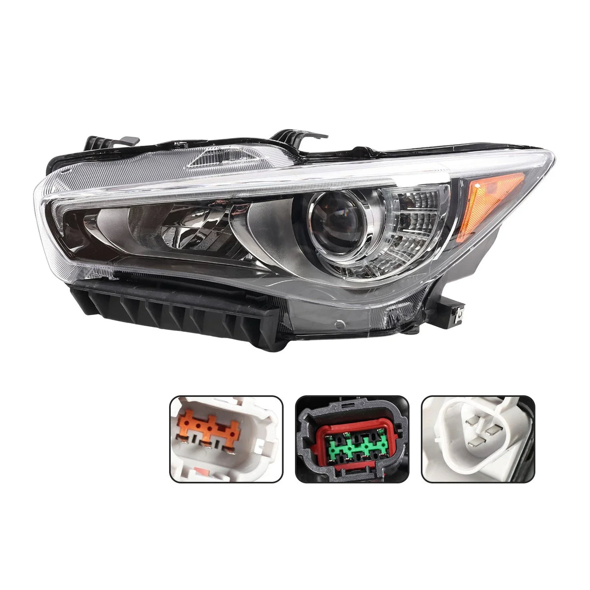 Driver Side AFS Projector Headlight for Infiniti Q50 (2014–2022) LED