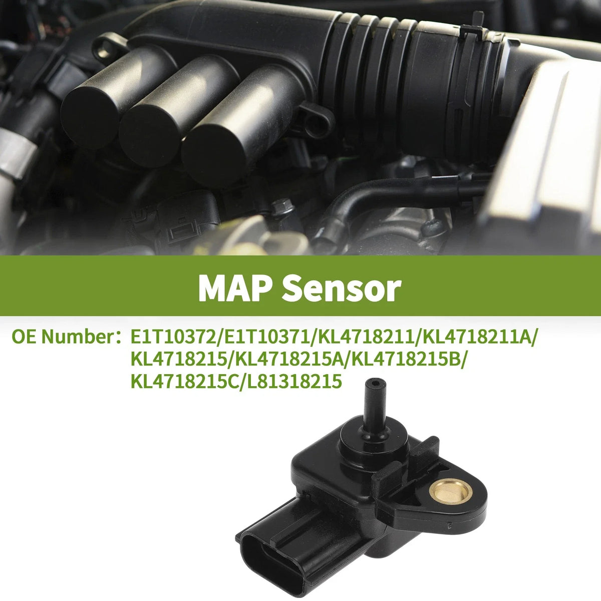 MAP Sensor No.E1T10372 for Mazda 3 2.0L 2.3L (2004–2005)