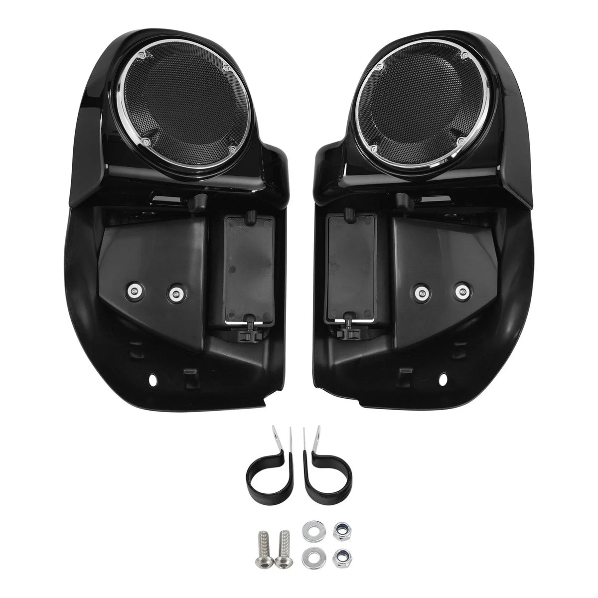 Lower Vented Fairing Speaker Pod Box for Harley Electra Glide 2014-2024
