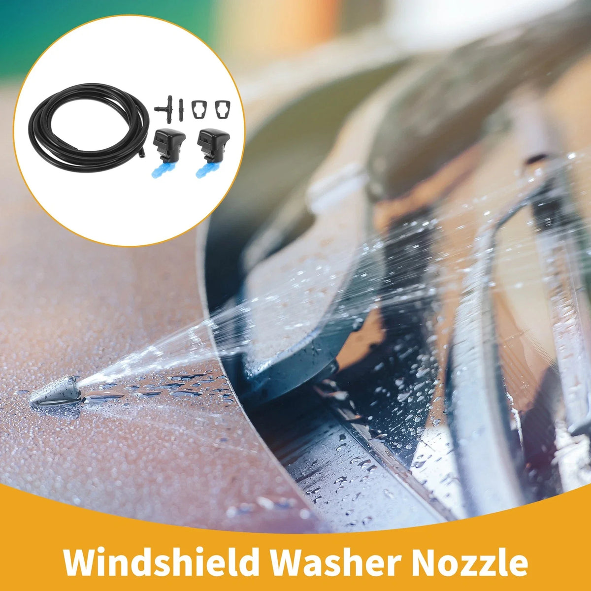 Windshield Washer Nozzle Kit for Lincoln MKX (2011–2015) No.BT4Z17603A, Gaskets