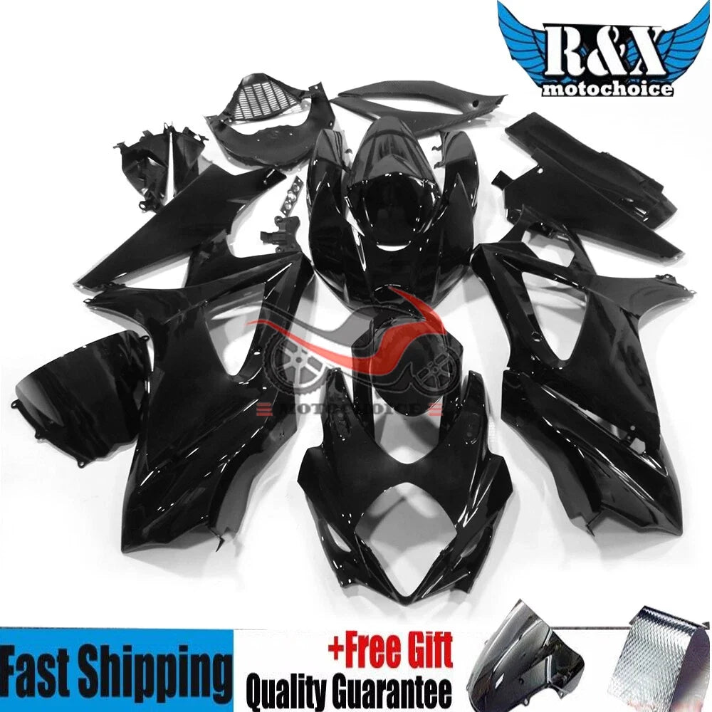 Injection Black ABS Fairing Kit for Suzuki GSX-R 1000 (2007–2008)