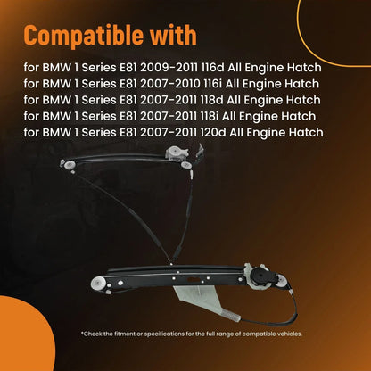 Front Left Side Window Regulator for BMW 1 Series E81 E82 E88 2006-2013