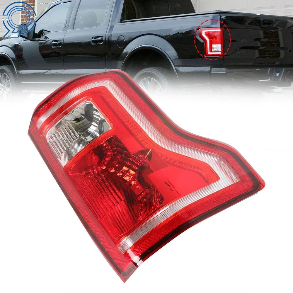 Red Lens Halogen Tail Light (Left Side) for Ford F-150 2015-2017