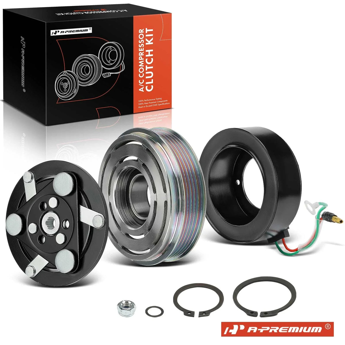 A/C Compressor Clutch Kit for Honda Fit (2007–2008)
