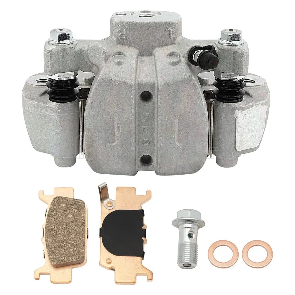 Rear Left Brake Caliper & Pads Set for Honda Pioneer 1000 2016-2023