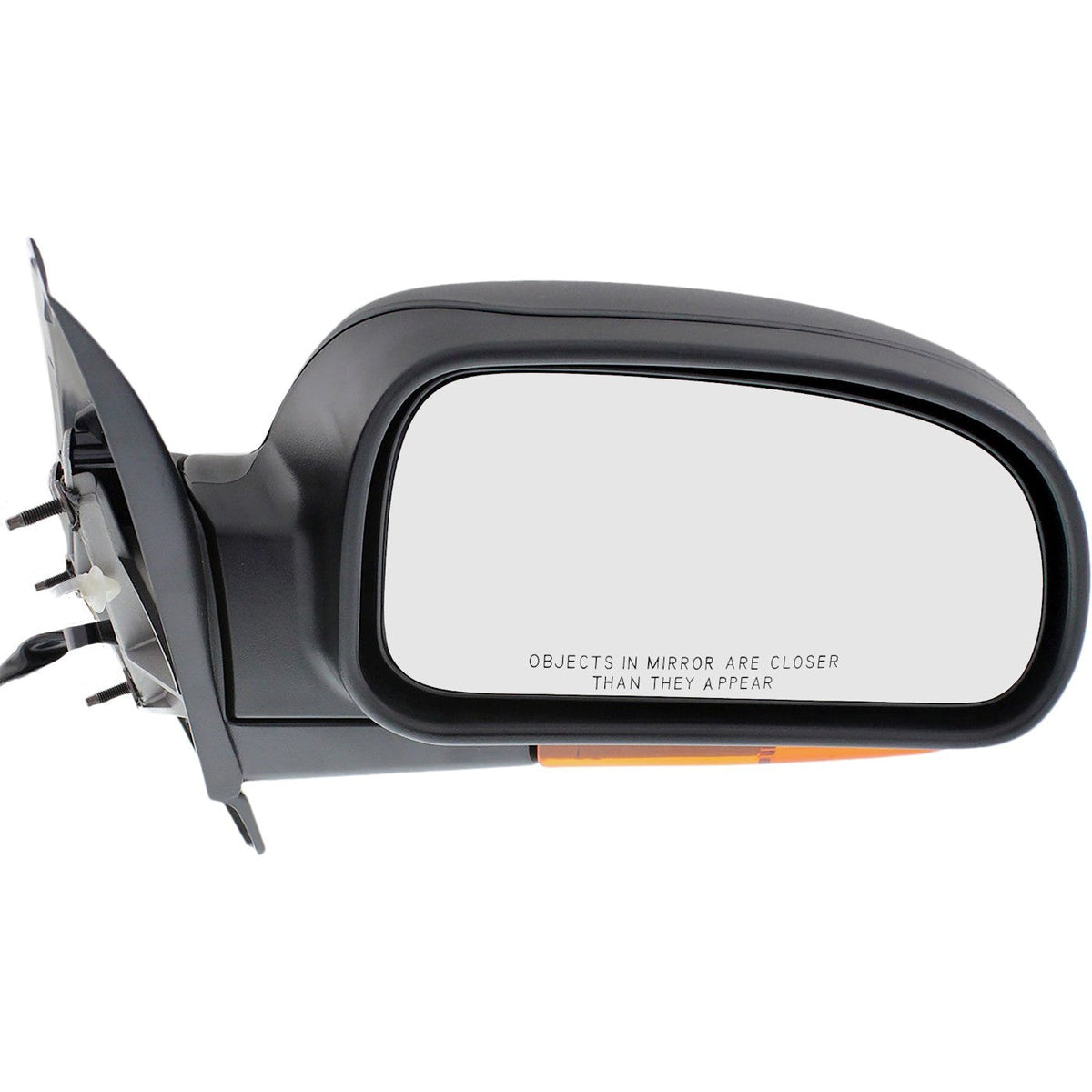 Power Mirror for Chevrolet Trailblazer (2002–2003) Right Manual Fold Black