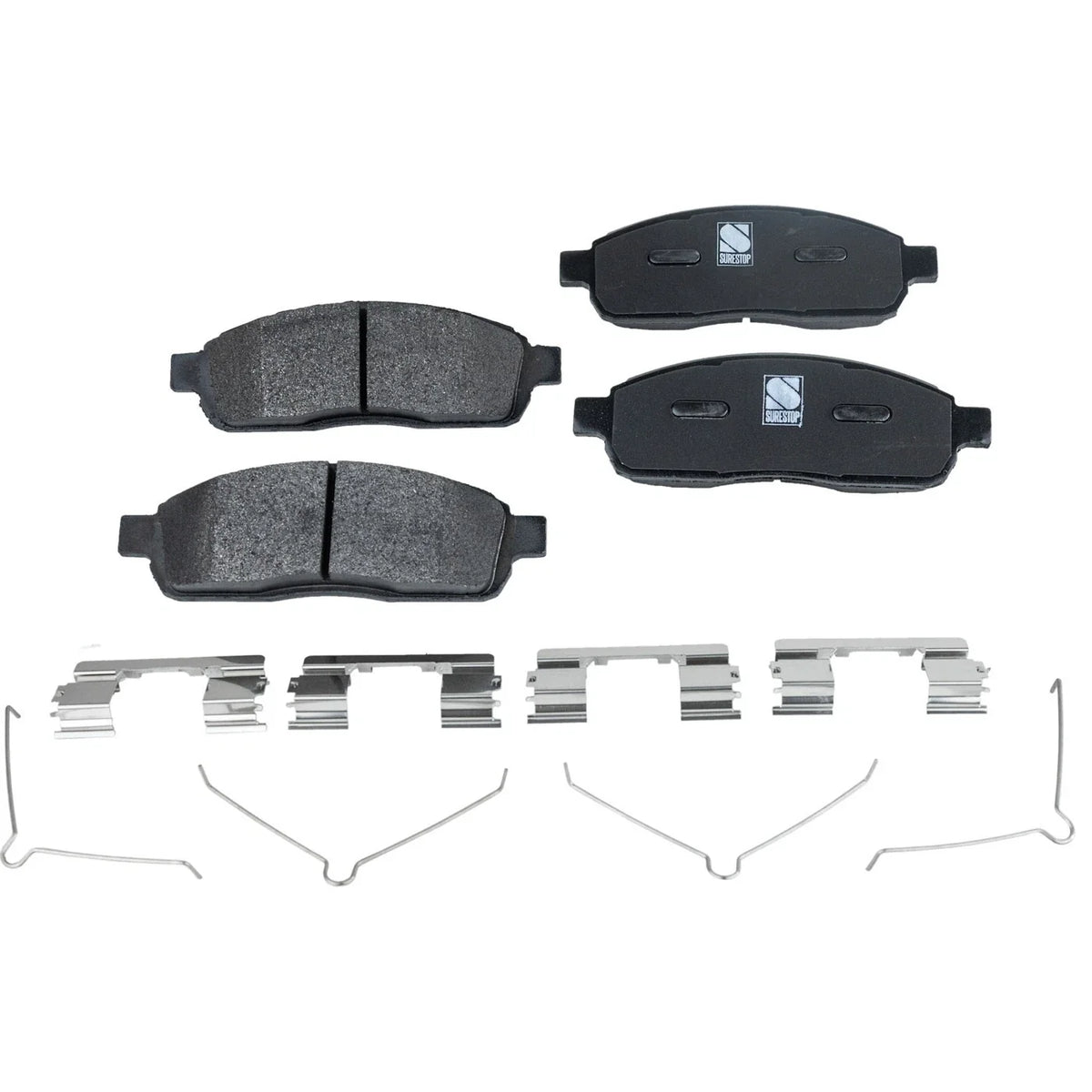 Disc Brake Kit with Pads - Front Cross-drilled Ceramic for Ford F-150 2004-2008