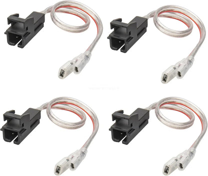 Set of 4 Door Speaker Cable Connectors for Chevy Silverado 1500 (1999–2014)