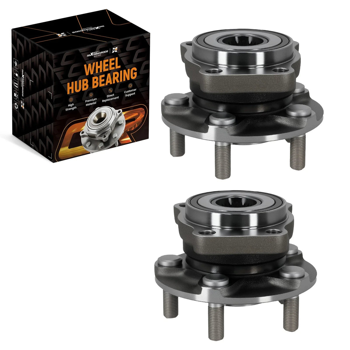 Front Wheel Hub & Bearing 5-Bolt for Subaru Legacy Outback (2005–2014)