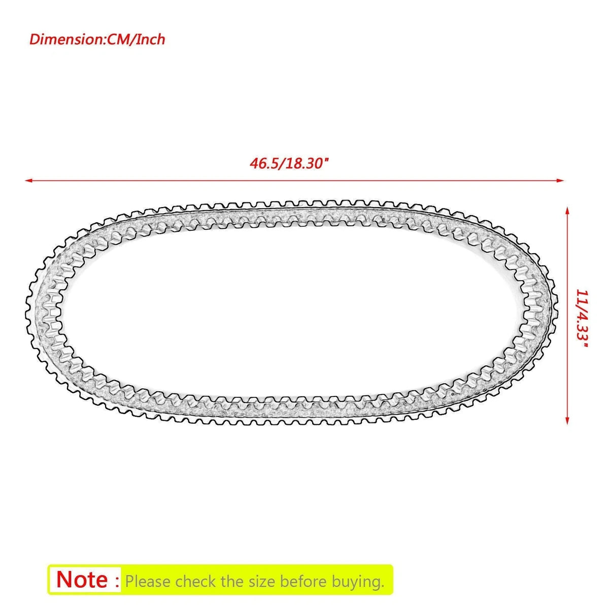 2011 Drive Belt for Piaggio Master 400 500 #8