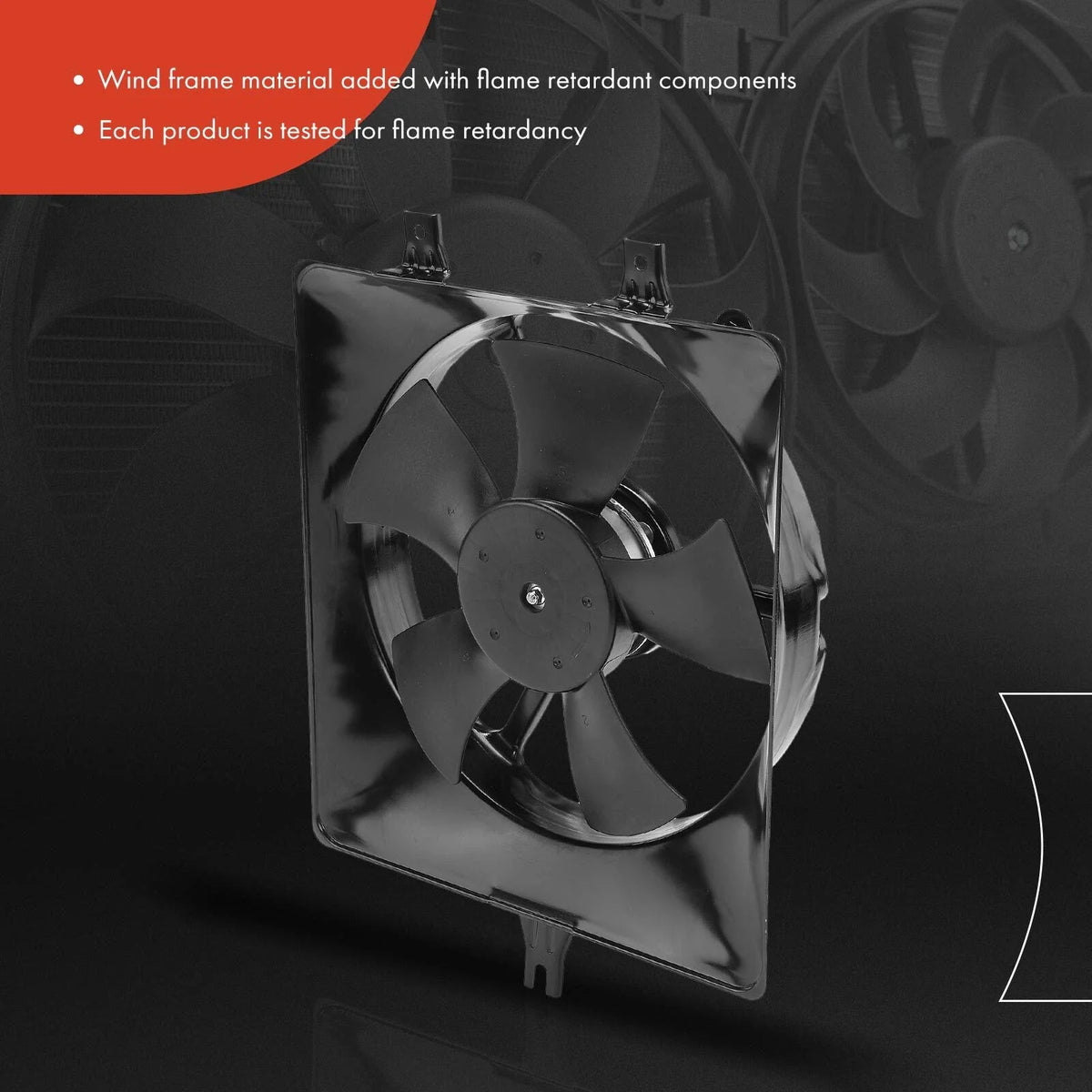 Cooling Fan Assembly w/ Shroud for 2005-2007 Honda Accord