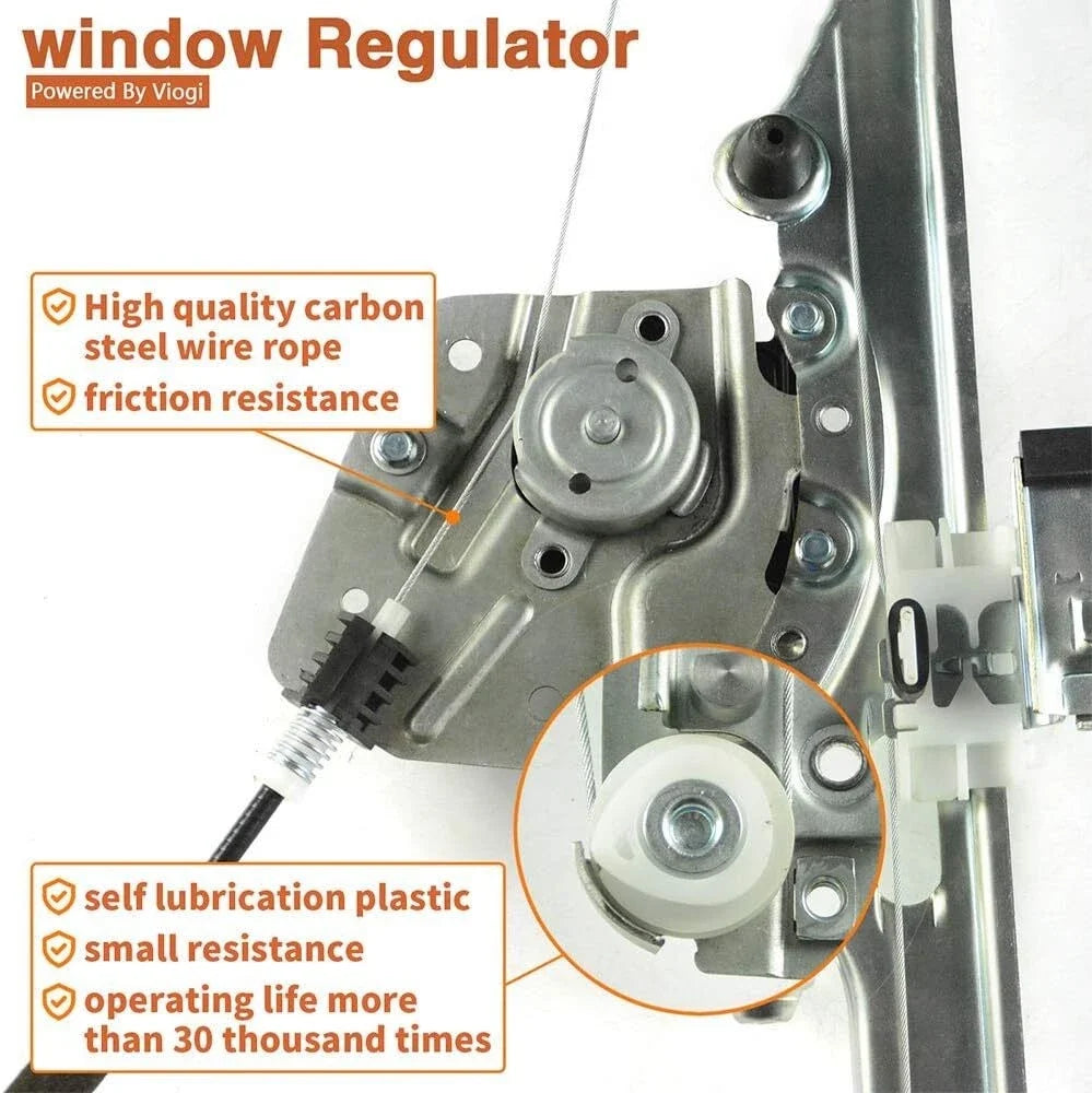 Power Window Regulator w/ Motor for Ford F350, Bronco