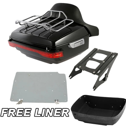 Trunk Pad Rack Light Base Plate for Harley Road Glide King 2014-2023