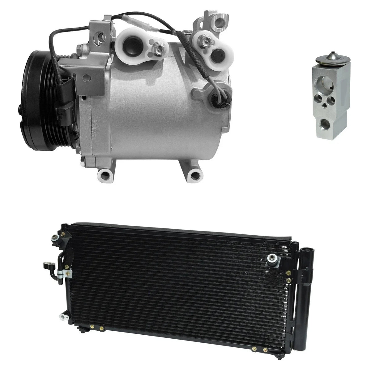 AC Compressor Kit with Condenser for Chrysler Sebring 2.4L (2005–2010)