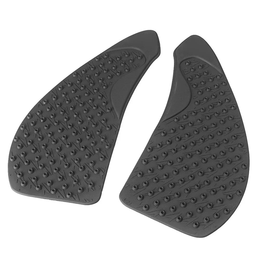 2X Traction Tank Pads Side Knee Grips for Kawasaki Z1000 (2007–2009) Black