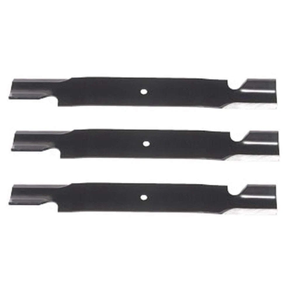 Set of 3 Notched Lift Blades for Various Makes & Models (Fits 61")