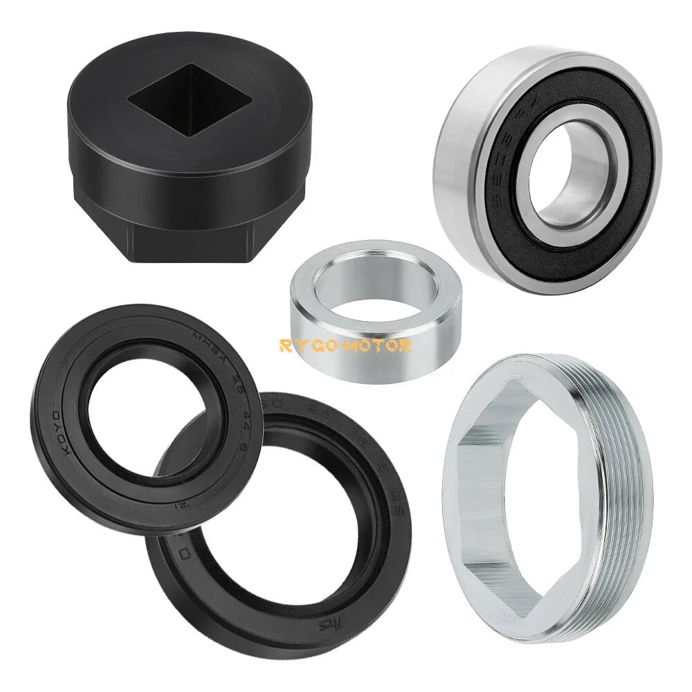 Steering Stem Bearing Seal Holder Nut & Tool Kit for Kodiak 400 450 700