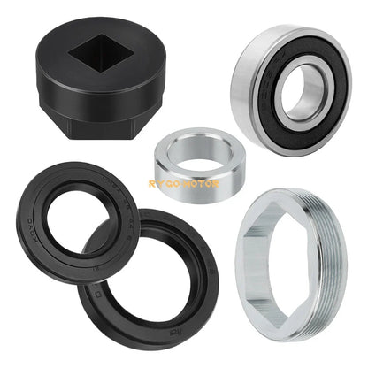 Steering Stem Bearing Seal Holder Nut & Tool Kit for Kodiak 400 450 700