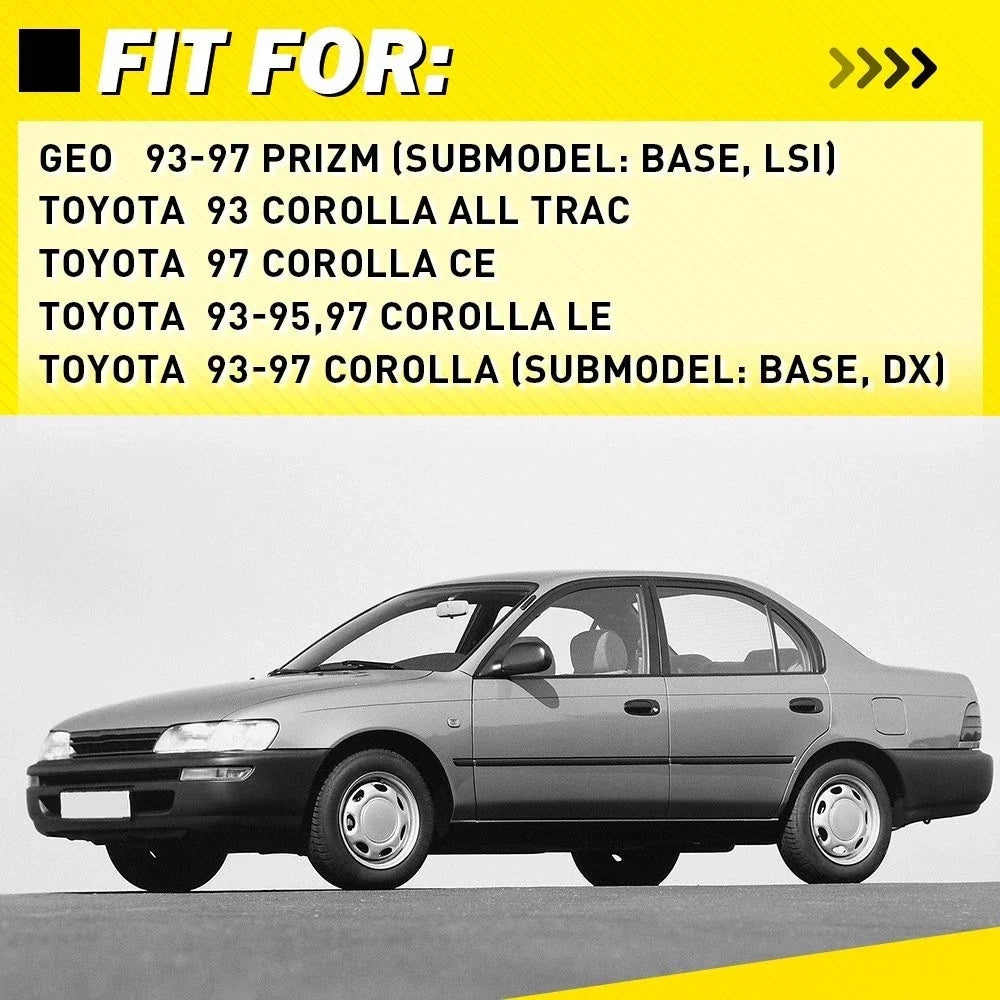 Set of 4 Interior Door Handles for Geo Prizm LSi Toyota Corolla (1993–1997)
